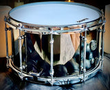 DrumPickers Classic “Dark Knight” 14x8” Black Nickel Over Brass snare Drum