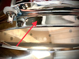 DrumPickers DPBP1340 “Javelin” Piccolo Snare Drum in Deep Burgundy Lacquer