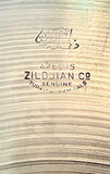 Zildjian 15” Transition Stamp (1939-1955) Bottom Hi Hat Cymbal - Stamp is missing “Made In The USA” - EXTREMELY RARE
