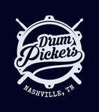 DrumPickers 14x5.5” Steam Bent Single-Ply Cherry Snare Drum with Reinforcement Rings in Deep Blue Ocean Lacquer