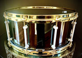DrumPickers Custom 14x6.5” “Magnificent Bastard” Black Nickel Over Brass Snare Drum