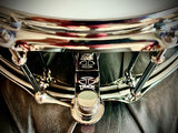 DrumPickers Classic “Dark Knight” 14x8” Black Nickel Over Brass snare Drum