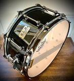 TAMA LMB1465MMB 14x6.5” S.L.P. Power Maple Snare Drum in Midnight Mapa Burl Finish