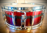 Pearl 14x5.5” Carbonply Mahogany Snare Drum in Scarlet Fade