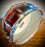 Pearl 14x5.5” Carbonply Mahogany Snare Drum in Scarlet Fade