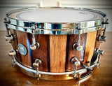 DrumPickers Custom “BigFoot” 14x6.5” American Oak Stave Constructed Snare Drum