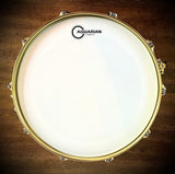 DrumPickers Custom 14x4.75” All Maple Snare Drum in Blue/Green Ghost Grain Gloss Finish