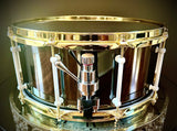 DrumPickers Custom 14x6.5” “Magnificent Bastard” Black Nickel Over Brass Snare Drum