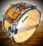 Tama S.L.P. G-Maple 14x7” Limited Edition Snare Drum in High Gloss Natural Zebra Wood