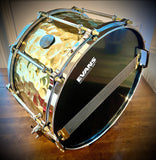 DrumPickers 14x8” 2.5mm Hammered Brass “Fatback” Snare Drum