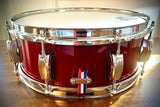DrumPickers DPBP1340 “Javelin” Piccolo Snare Drum in Deep Burgundy Lacquer