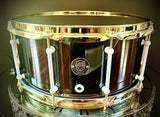 DrumPickers Custom 14x6.5” “Magnificent Bastard” Black Nickel Over Brass Snare Drum
