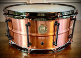 DrumPickers Custom Copper 14x6.5” Beaded Snare Drum