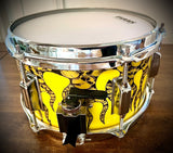 DrumPickers 10x5.5” Firecracker Snare Drum in “Hell Hath No Fury” Finish Ply