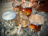 Mapex Pro M Series (2007 era) 4 Pc Drum Kit in Tobacco Fade