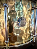 DrumPickers 14x8” 2.5mm Hammered Brass “Fatback” Snare Drum