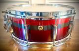 Pearl 14x5.5” Carbonply Mahogany Snare Drum in Scarlet Fade
