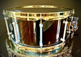 DrumPickers Custom 14x6.5” “Magnificent Bastard” Black Nickel Over Brass Snare Drum