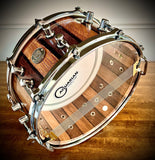 DrumPickers Custom “BigFoot” 14x6.5” American Oak Stave Constructed Snare Drum