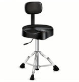 DrumPickers PFUGMU-BR Hydraulic Drum Throne with Back Rest