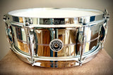 Gretsch GB4160 Brooklyn 14x5” Chrome Over Brass Snare Drum