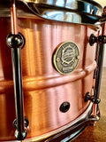 DrumPickers Custom Copper 14x6.5” Beaded Snare Drum