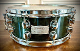 Mapex 14x5.5” Saturn Series Snare Drum in Transparent Black Laquer