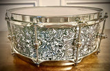 DrumPickers Touring Maple Custom 14x5.5” Snare Drum in Liquid Blue Pearl Wrap