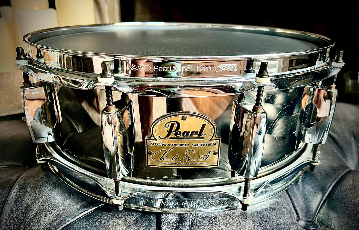 Pearl Chad Smith CS1450 Black Nickel Snare Drum - Now Obsolete