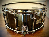 TAMA LMB1465MMB 14x6.5” S.L.P. Power Maple Snare Drum in Midnight Mapa Burl Finish