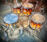 Mapex Pro M Series (2007 era) 4 Pc Drum Kit in Tobacco Fade