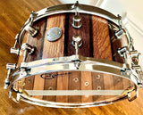 DrumPickers Custom “BigFoot” 14x6.5” American Oak Stave Constructed Snare Drum