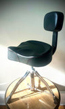 DrumPickers PFUGMU-BR Hydraulic Drum Throne with Back Rest