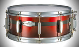 Pearl 14x5.5” Carbonply Mahogany Snare Drum in Scarlet Fade
