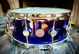 DrumPickers Deep Blue Acrylic 14x6” Snare Drum