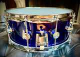 DrumPickers Deep Blue Acrylic 14x6” Snare Drum