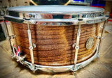 DrumPickers 14x6.5” Custom Single Ply Heritage Snare Drum in Tiger Stripe Maple