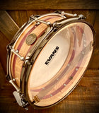 DrumPickers 14x5” Heirloom Snare Drum (Purple Heart/Douglas Fir) Reclaimed Stave Construction