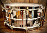 DrumPickers DP Custom 14x6.5” Chrome Over Brass “Full Metal Jacket” Snare Drum
