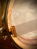 DrumPickers 14x5” Heirloom Snare Drum (Purple Heart/Douglas Fir) Reclaimed Stave Construction