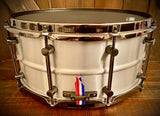 DrumPickers DP Custom 14x6.5” Aluminum Snare Drum with Black Chrome Harware