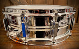Pearl 14x5” Duoluxe Pearl Inlaid Chrome Over Brass Snare Drum