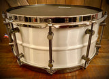 DrumPickers DP Custom 14x6.5” Aluminum Snare Drum with Black Chrome Harware