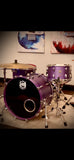 DrumPickers DP Custom Line 4pc All Maple Drum Kit  In #007 Plum Crazy Burst