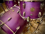 DrumPickers DP Custom Line 4pc All Maple Drum Kit  In #007 Plum Crazy Burst