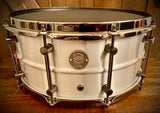 DrumPickers DP Custom 14x6.5” Aluminum Snare Drum with Black Chrome Harware
