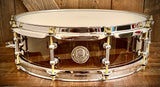 DrumPickers Custom Acrylic 14x4” Snare Drum In Black Smoke