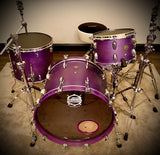 DrumPickers DP Custom Line 4pc All Maple Drum Kit  In #007 Plum Crazy Burst