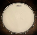 Pearl Masters Custom Classic 14x6.5” Single Maple Ply Snare Drum in Piano Black Lacquer