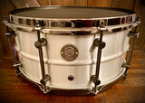 DrumPickers DP Custom 14x6.5” Aluminum Snare Drum with Black Chrome Harware